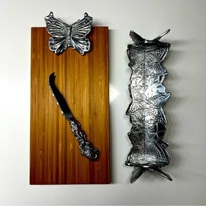 Arthur Court from Neiman Marcus Butterfly Cheese Set